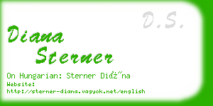 diana sterner business card